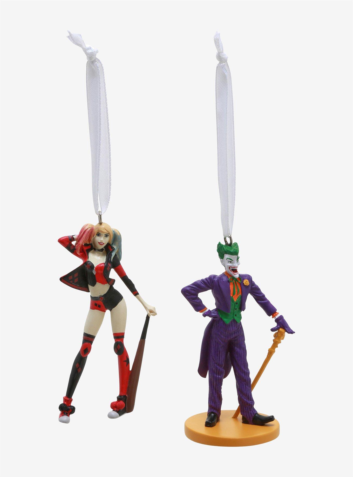 DC Comics Joker & Harley Quinn Ornament Set, , alternate