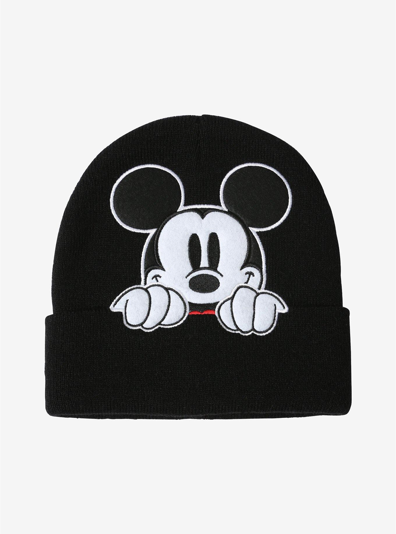 Disney Mickey Mouse Peekaboo Watchman Beanie, , alternate