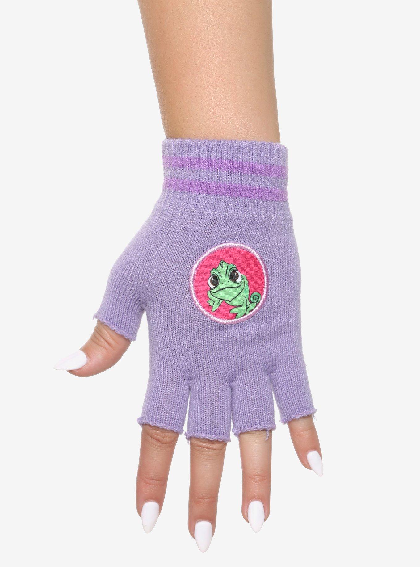 Disney Tangled Rapunzel & Pascal Fingerless Gloves, , alternate