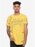 Plus Size SpongeBob SquarePants Face Destructed T-Shirt, , alternate