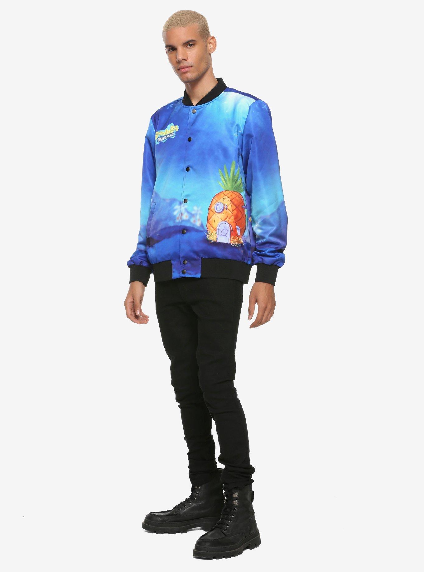 SpongeBob SquarePants Characters Sublimation Bomber Jacket, , alternate