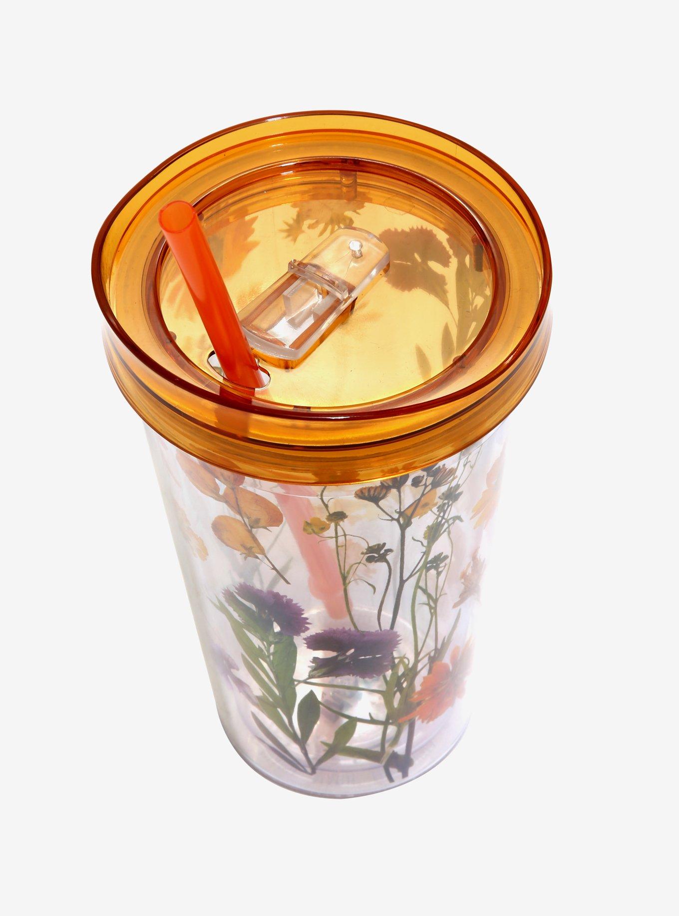 Fall Pressed Flower Tumbler - BoxLunch Exclusive, , alternate