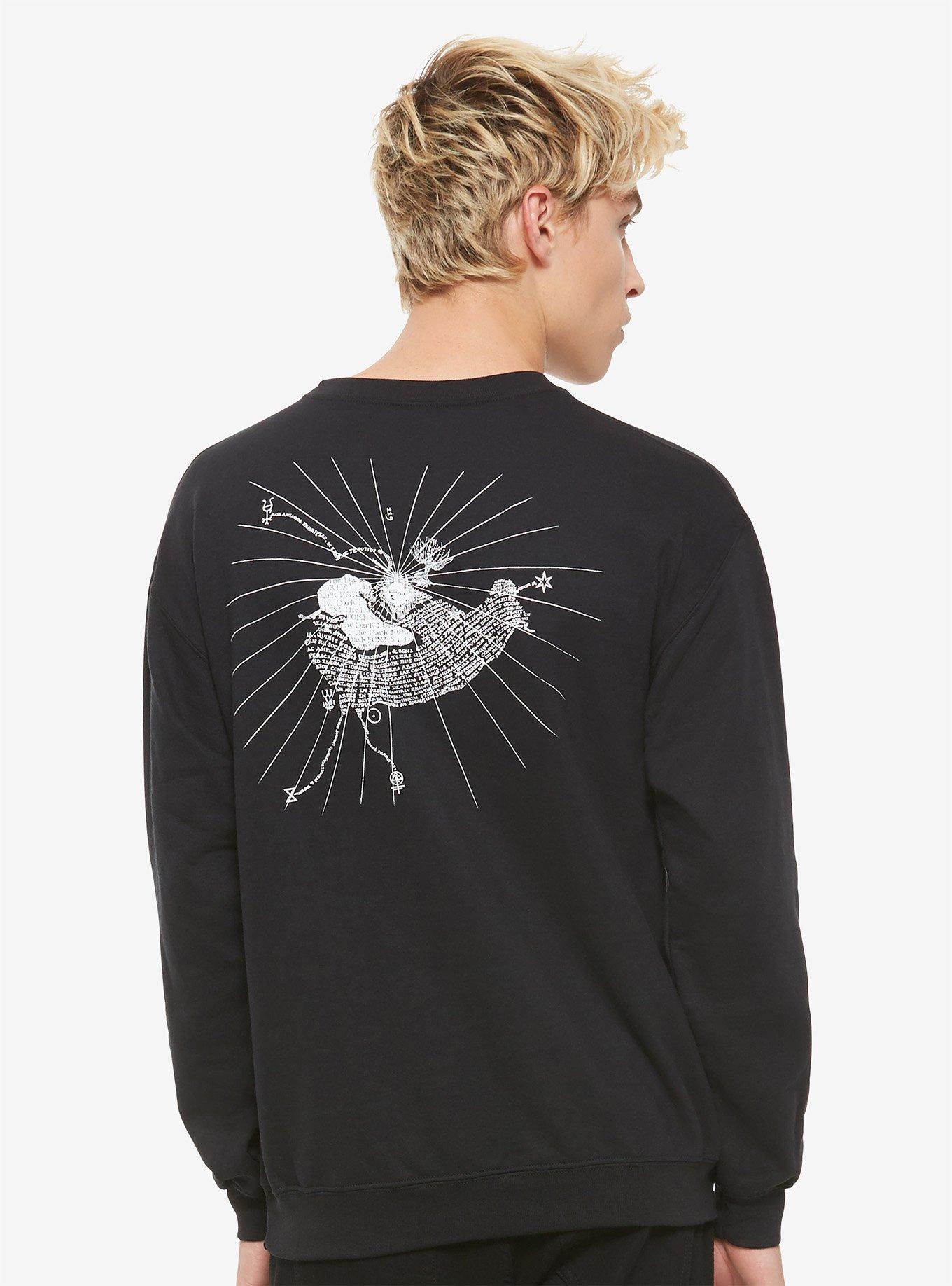 Harry Potter Marauders Map Sweatshirt, WHITE, alternate