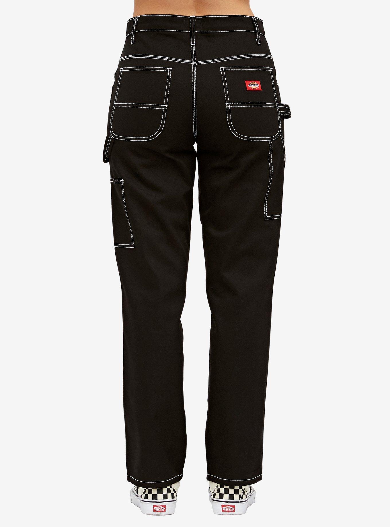 Dickies Black Contrast Carpenter Pant, , alternate