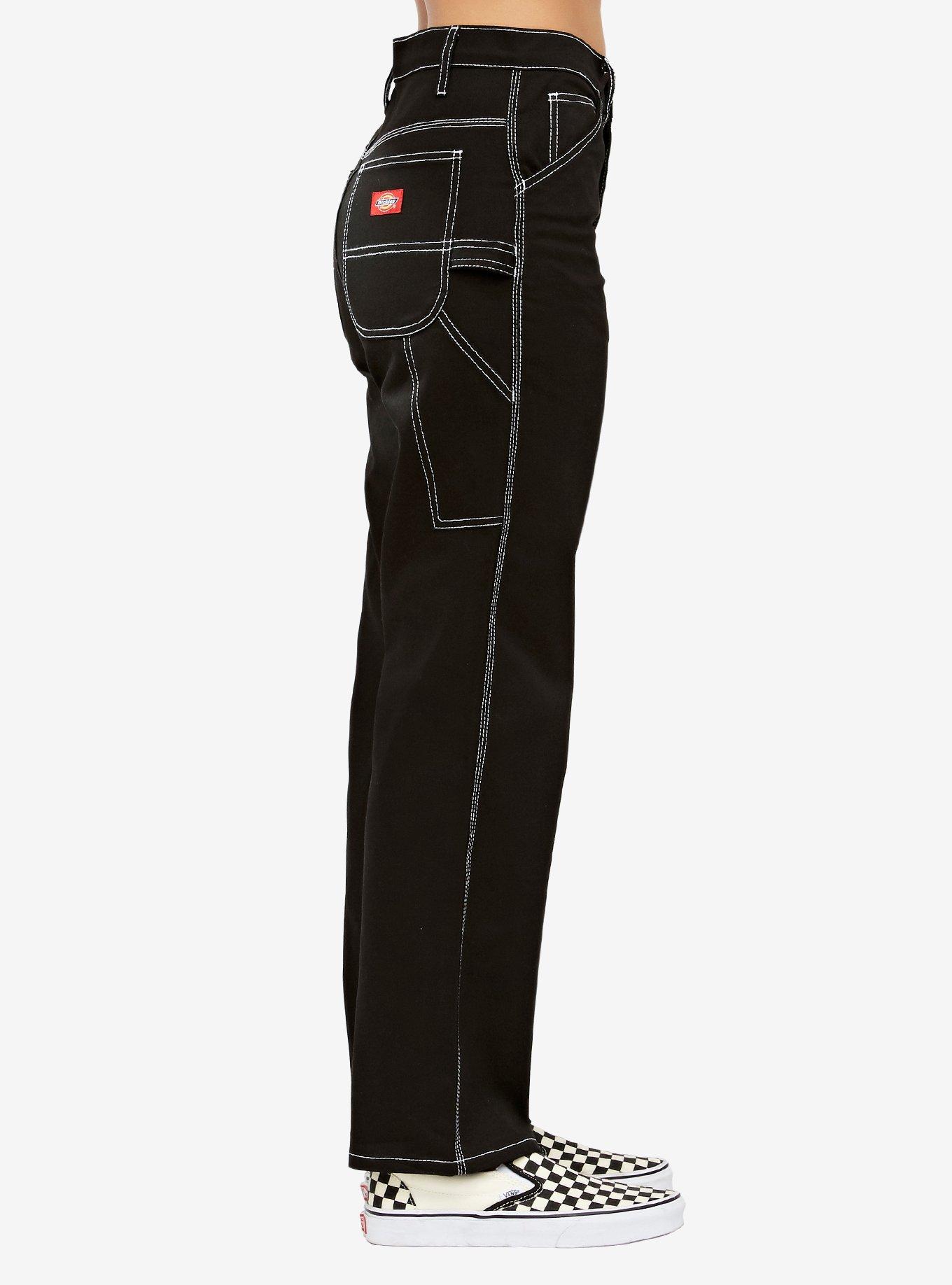 Dickies Black Contrast Carpenter Pant, , alternate