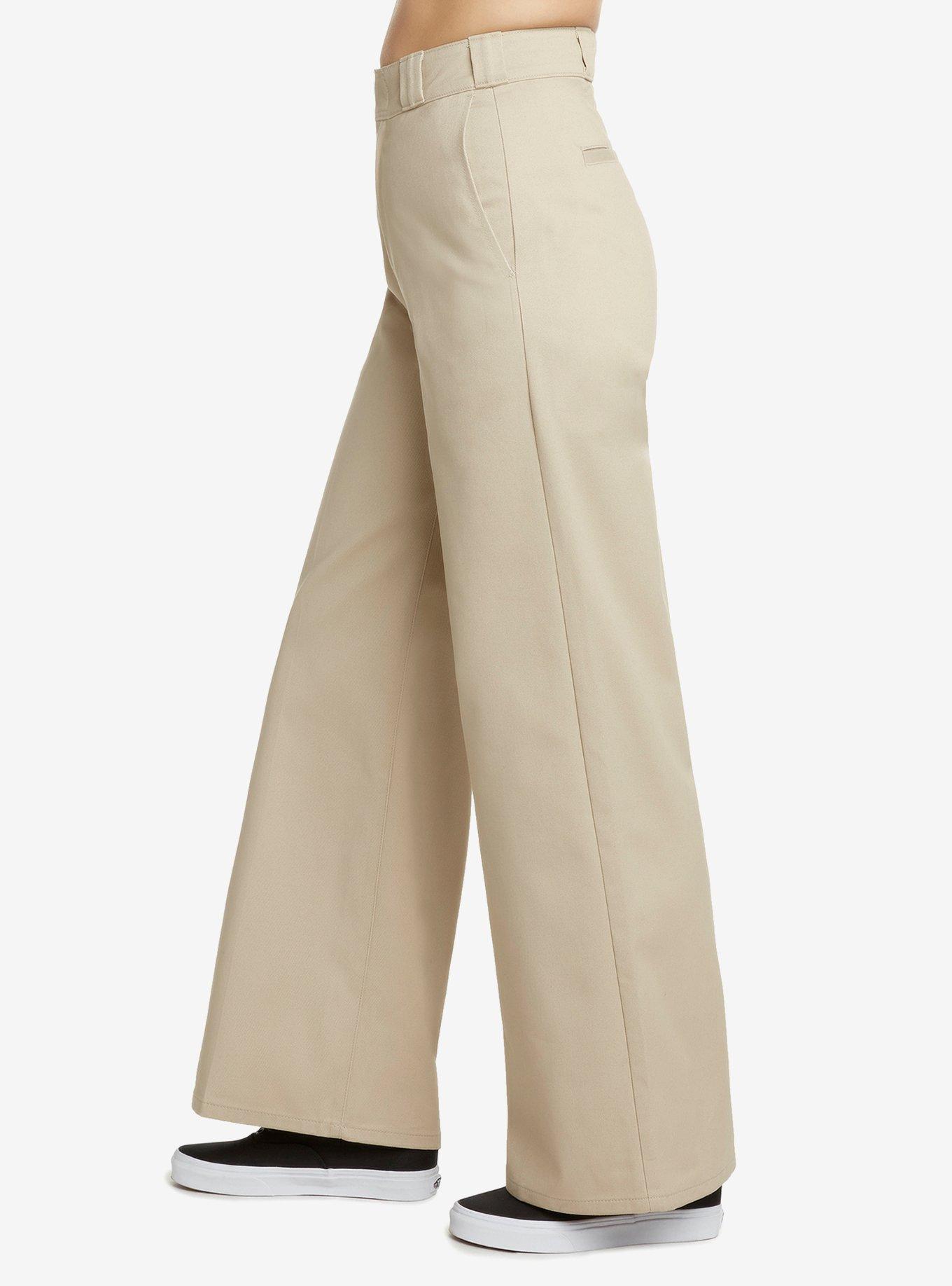 Dickies Wide Leg Pants, KHAKI, alternate