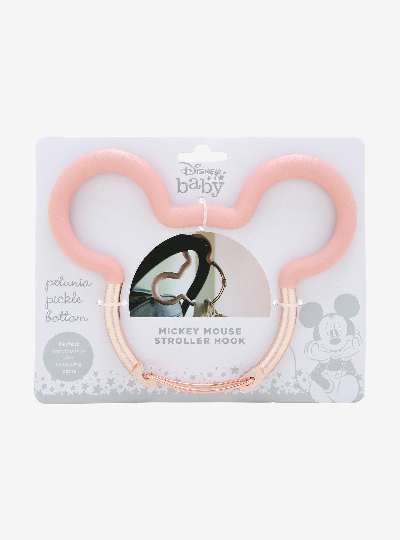 Petunia Pickle Bottom Disney Baby Mickey Mouse Rose Gold Stroller Hook, , alternate