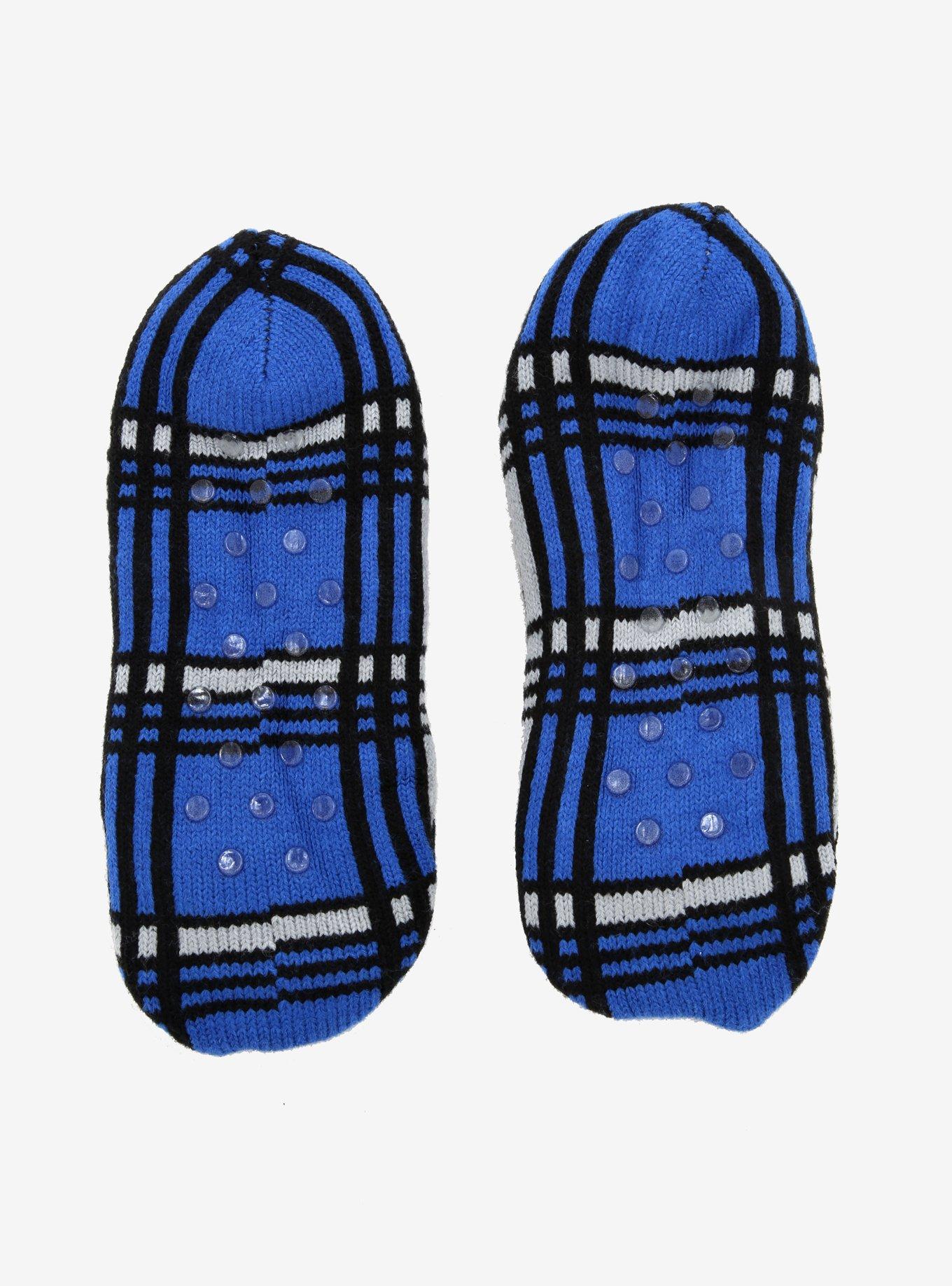 Harry Potter Ravenclaw Plaid Cozy Slippers, , alternate