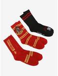 Harry Potter Gryffindor Crew Sock Set - BoxLunch Exclusive, , alternate