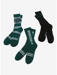 Harry Potter Slytherin Crew Sock Set - BoxLunch Exclusive, , alternate