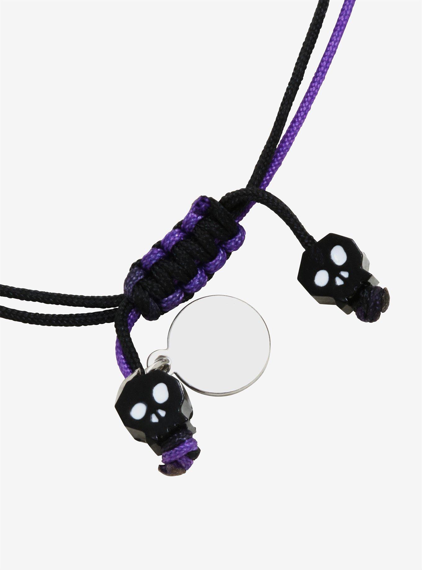 The Nightmare Before Christmas Characters Glow-In-The-Dark Cord Bracelet, , alternate