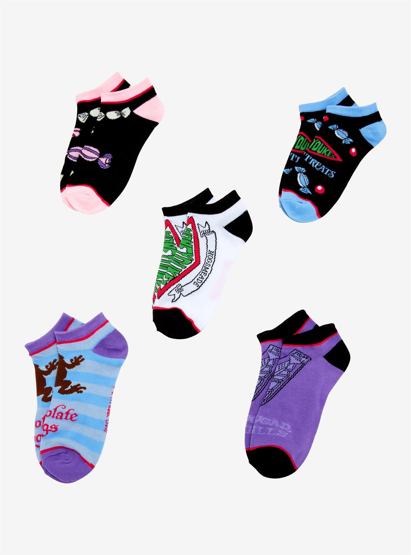Harry Potter Honeydukes No-Show Sock 5 Pair, , alternate