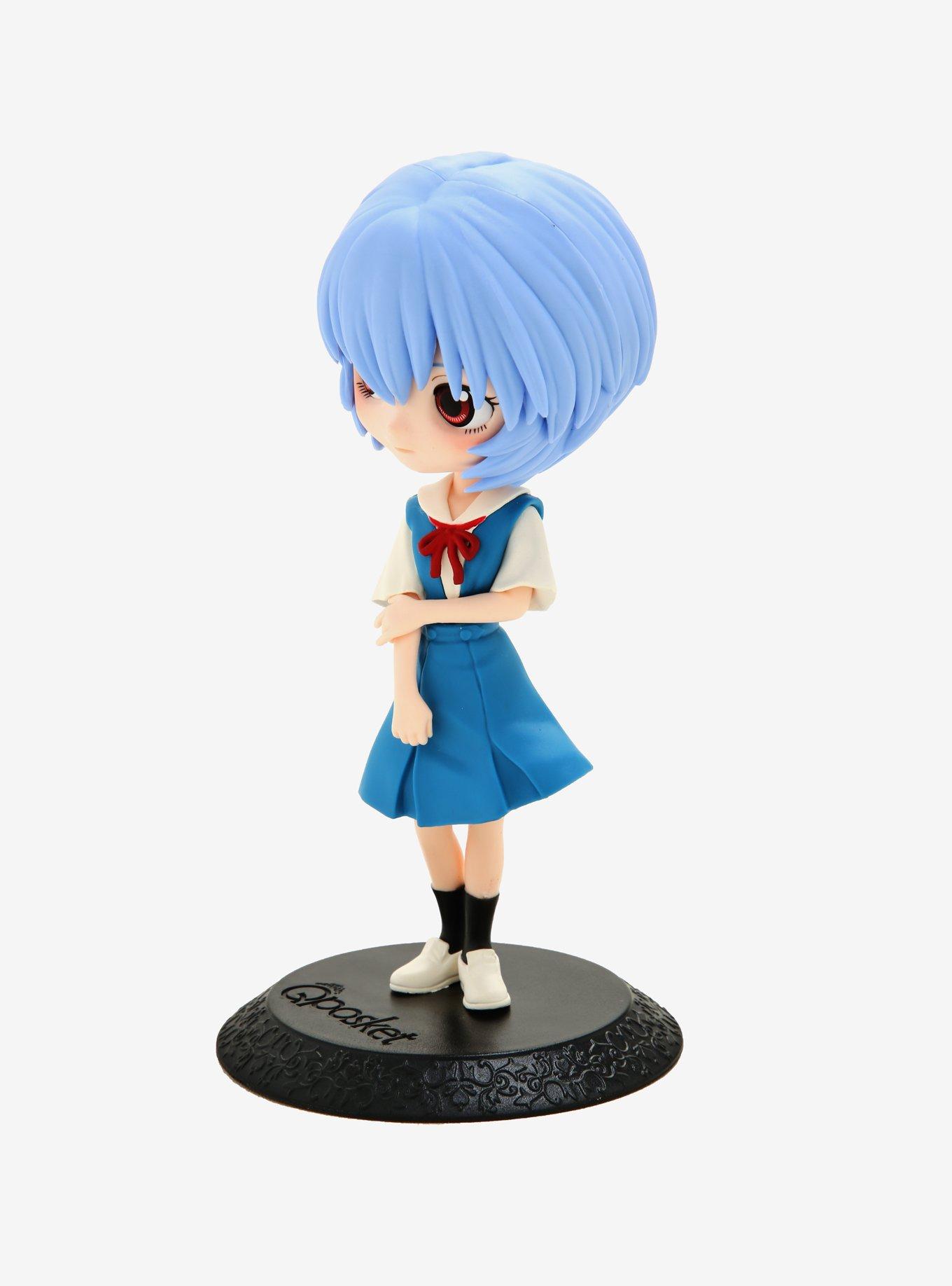 Banpresto Neon Genesis Evangelion Q Posket Rei Ayanami (Ver.A) Collectible Figure, , alternate