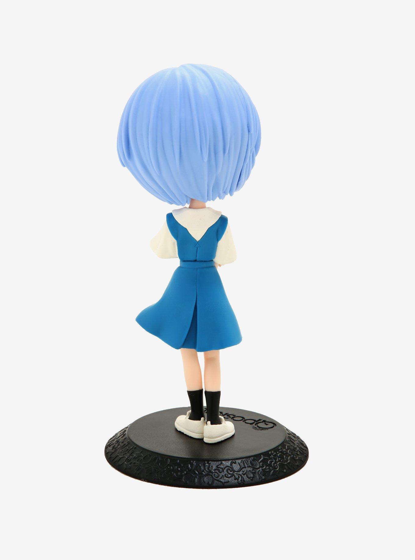 Banpresto Neon Genesis Evangelion Q Posket Rei Ayanami (Ver.A) Collectible Figure, , alternate