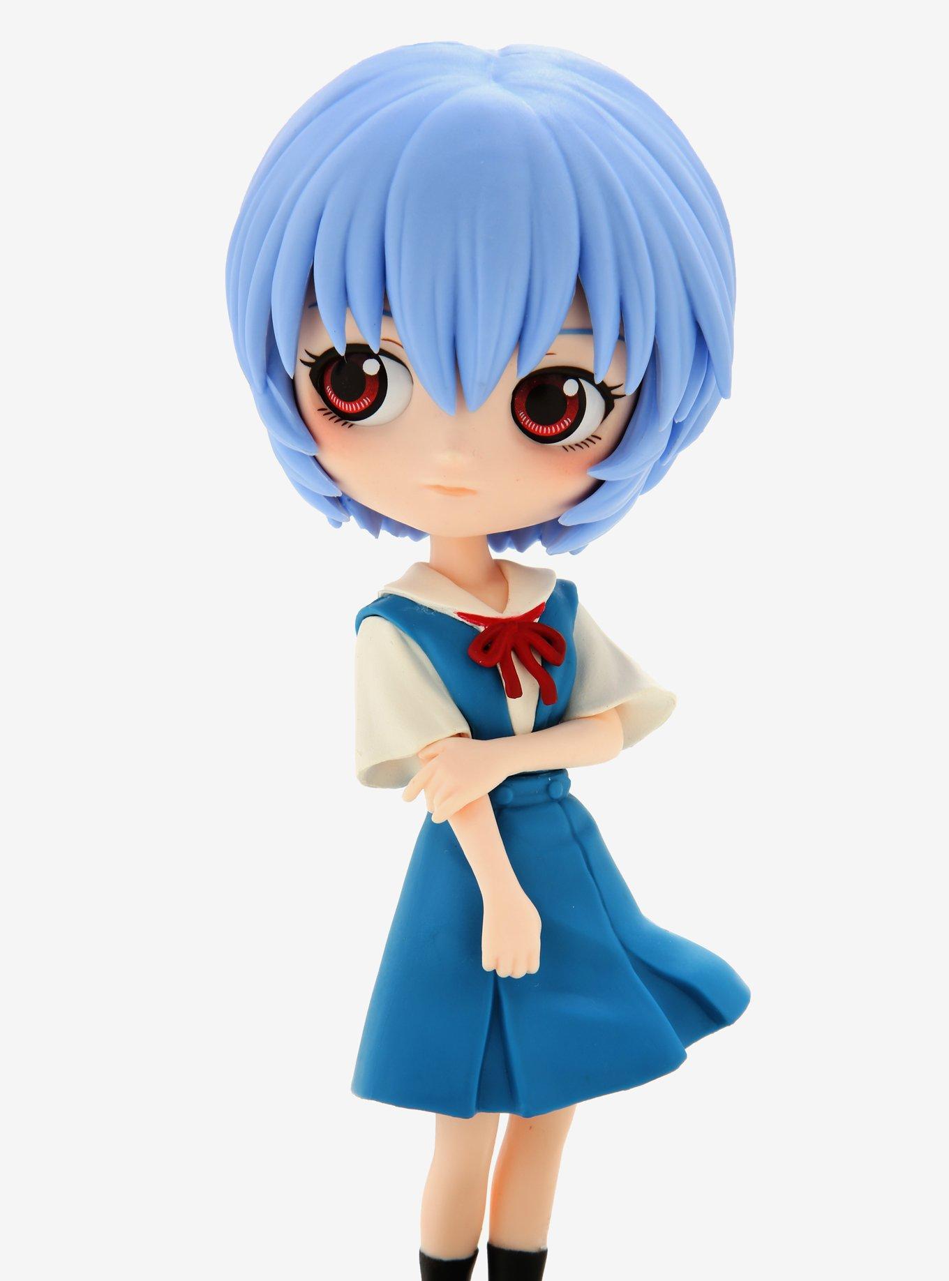 Banpresto Neon Genesis Evangelion Q Posket Rei Ayanami (Ver.A) Collectible Figure, , alternate