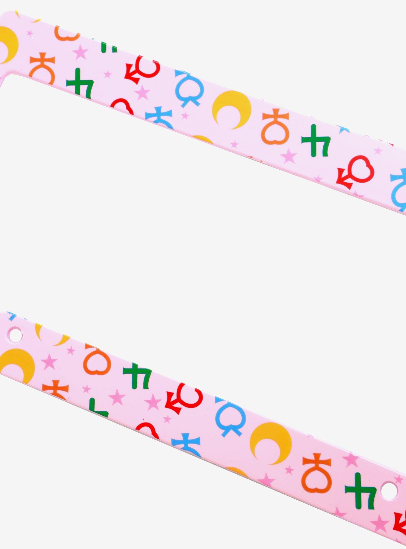 Sailor Moon Sailor Guardian Symbols License Plate Frame, , alternate