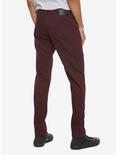 Maroon Skinny Pants, MAROON, alternate