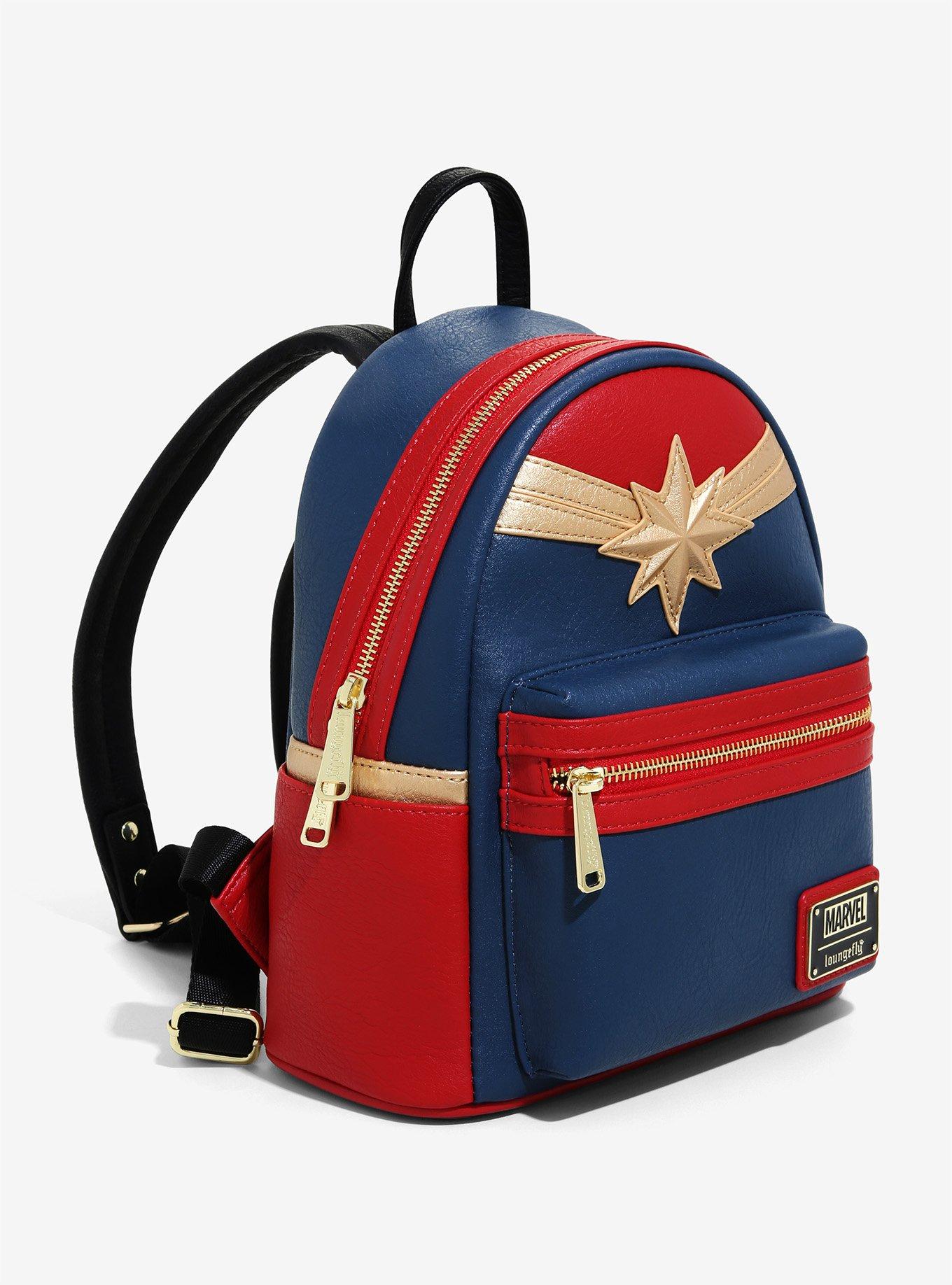 Loungefly Marvel Captain Marvel Mini Backpack, , alternate