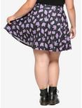 Pastel Crystals Skater Skirt Plus Size, MULTI, alternate