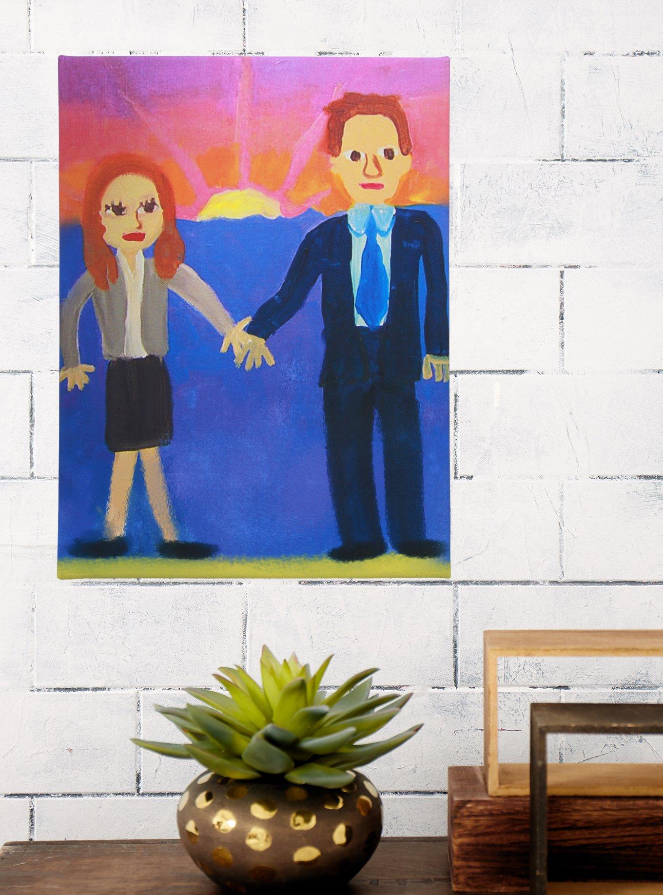 The Office Jim & Pam Painting Canvas Wall Art, , alternate