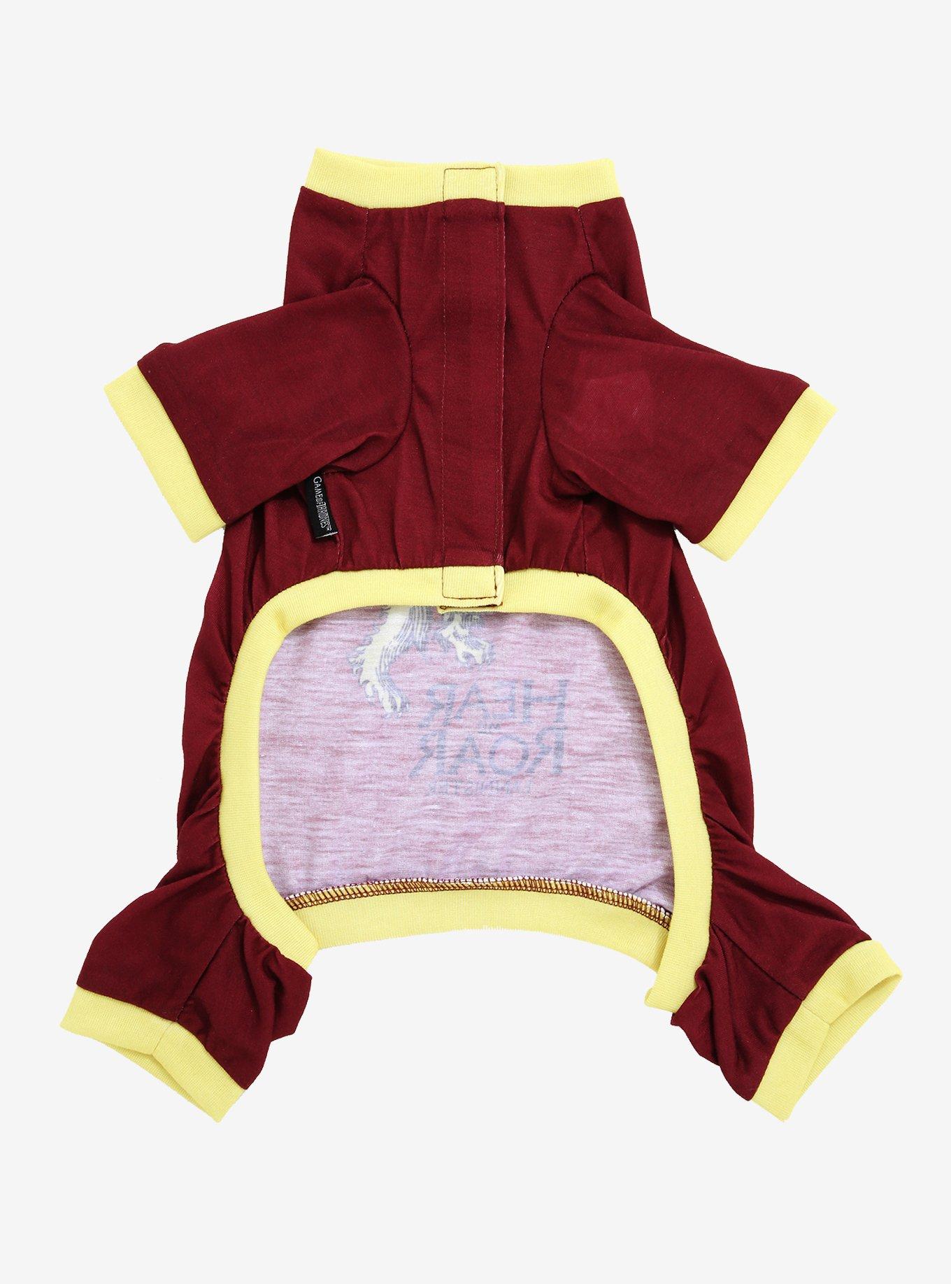 Game of Thrones Lannister Pet Pajamas, , alternate