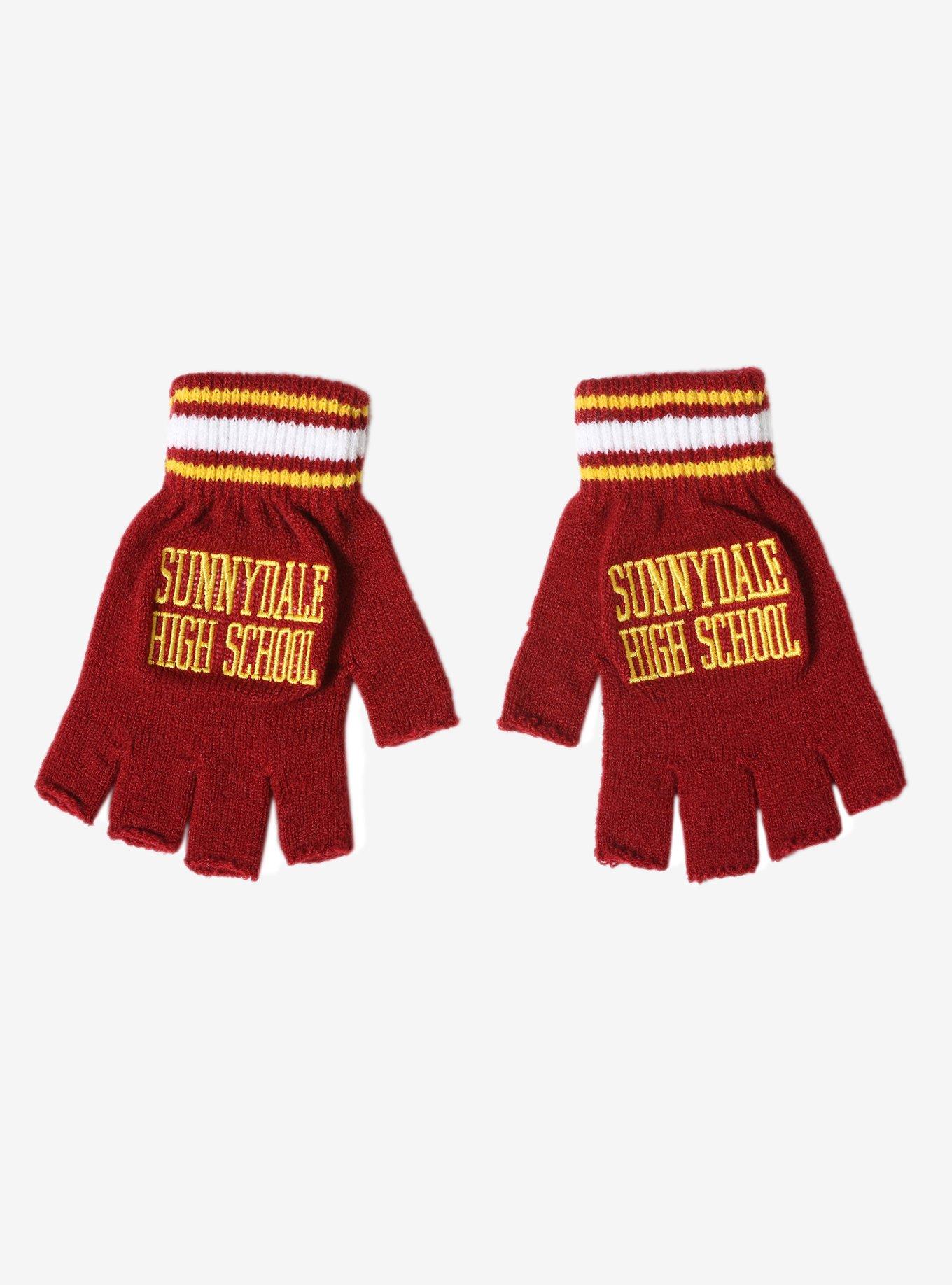 Buffy The Vampire Slayer Sunnydale High Fingerless Gloves, , alternate