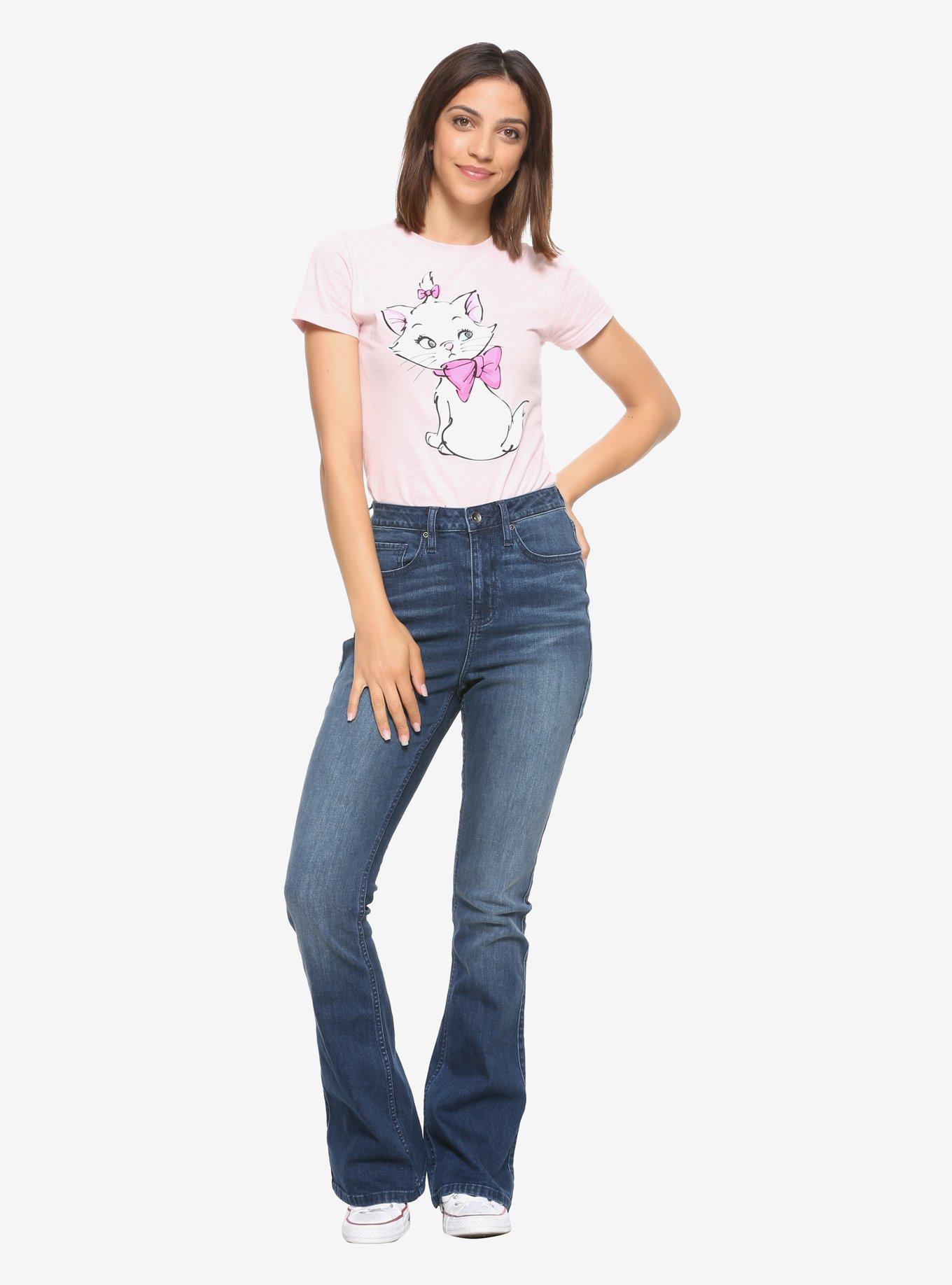 Disney The Aristocats Marie Sketch Girls T-Shirt, WHITE, alternate