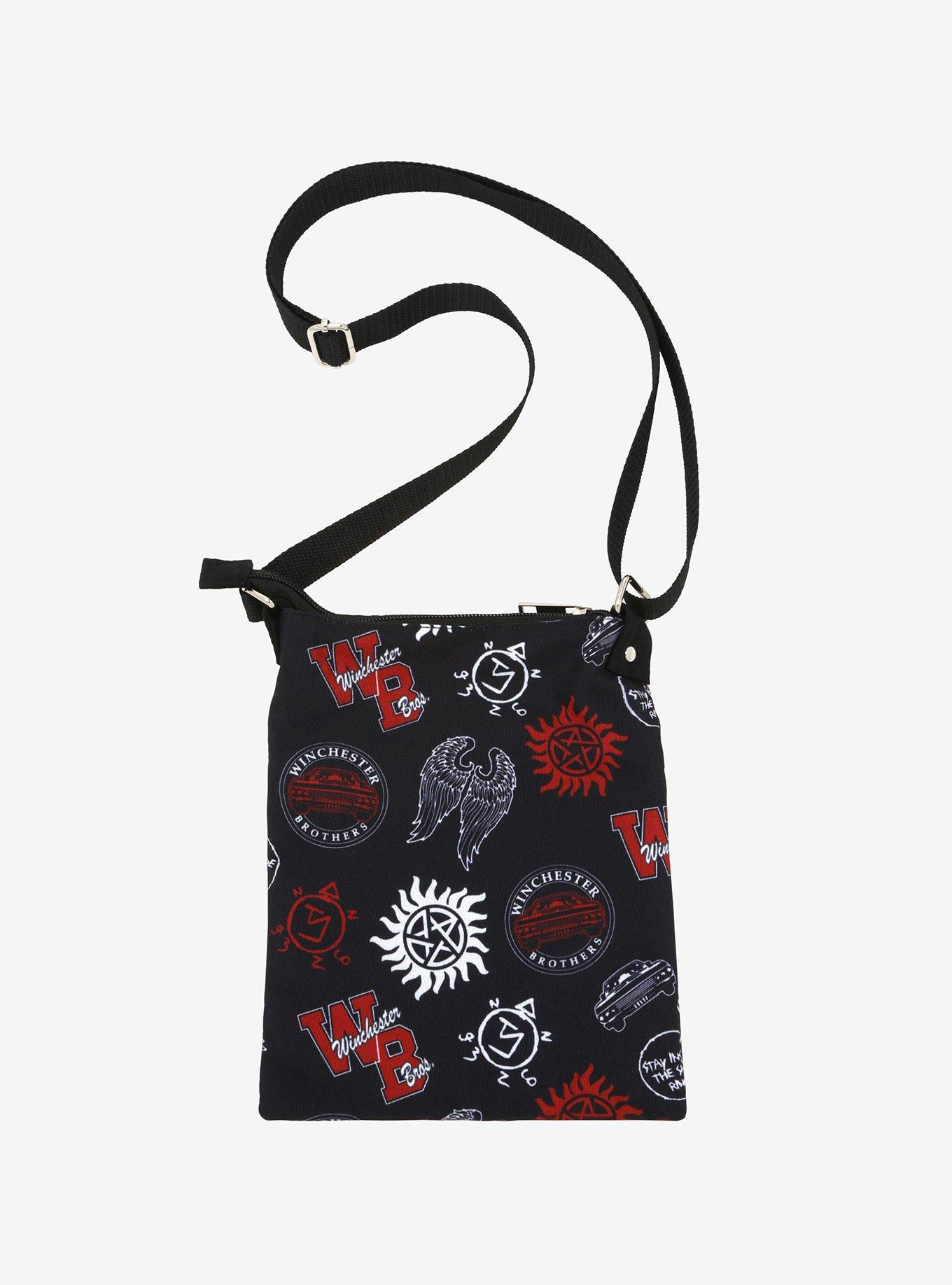 Supernatural Symbols Passport Crossbody Bag, , alternate