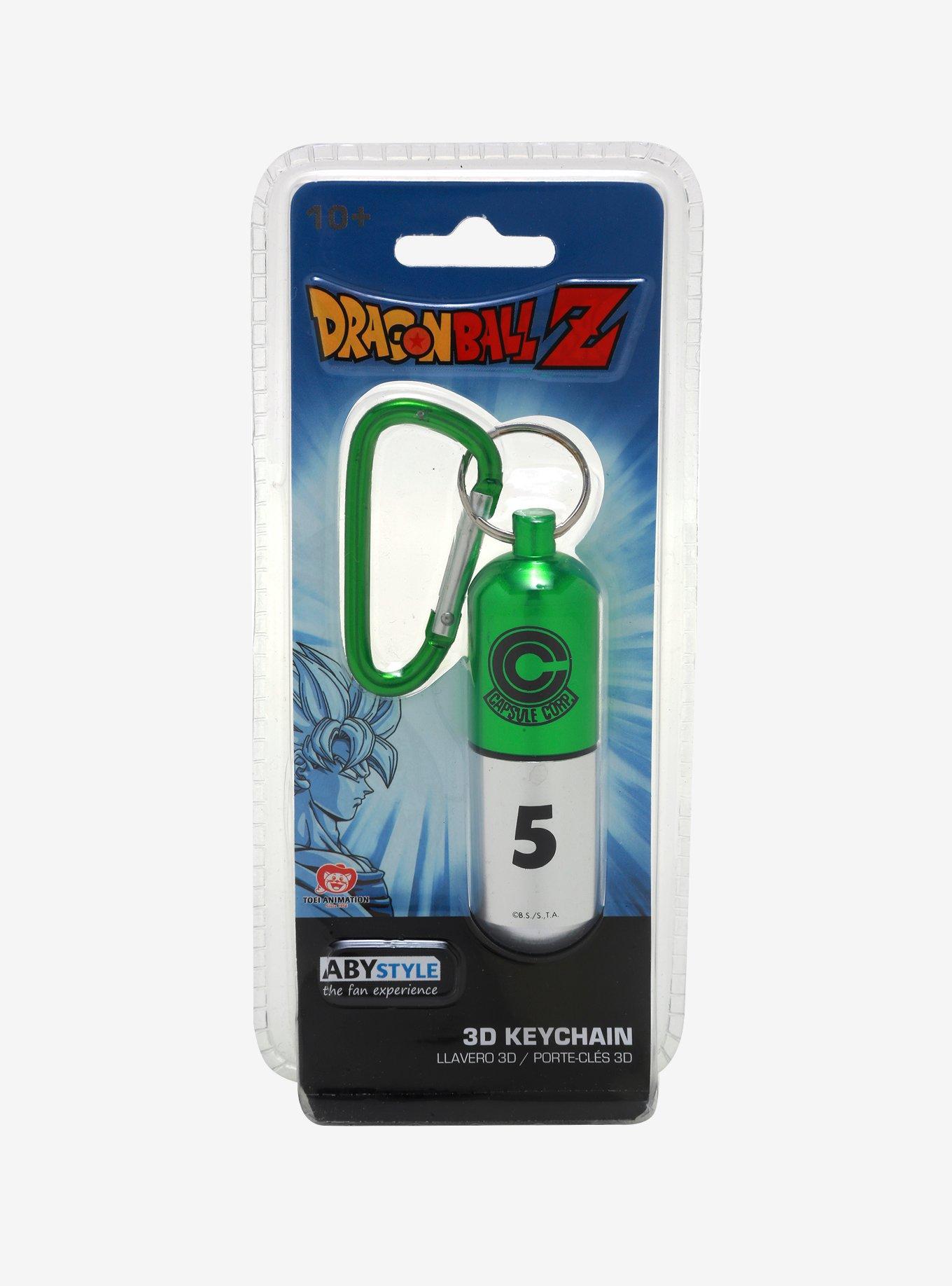 Dragon Ball Z Green Capsule Keychain, , alternate