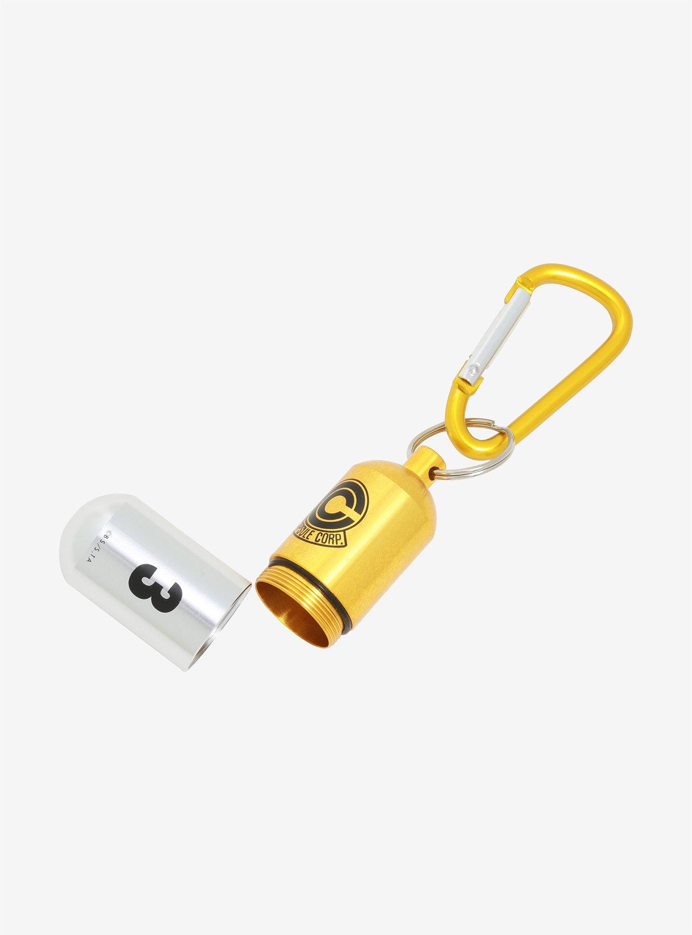 Dragon Ball Z Yellow Capsule 3D Keychain - BoxLunch Exclusive, , alternate