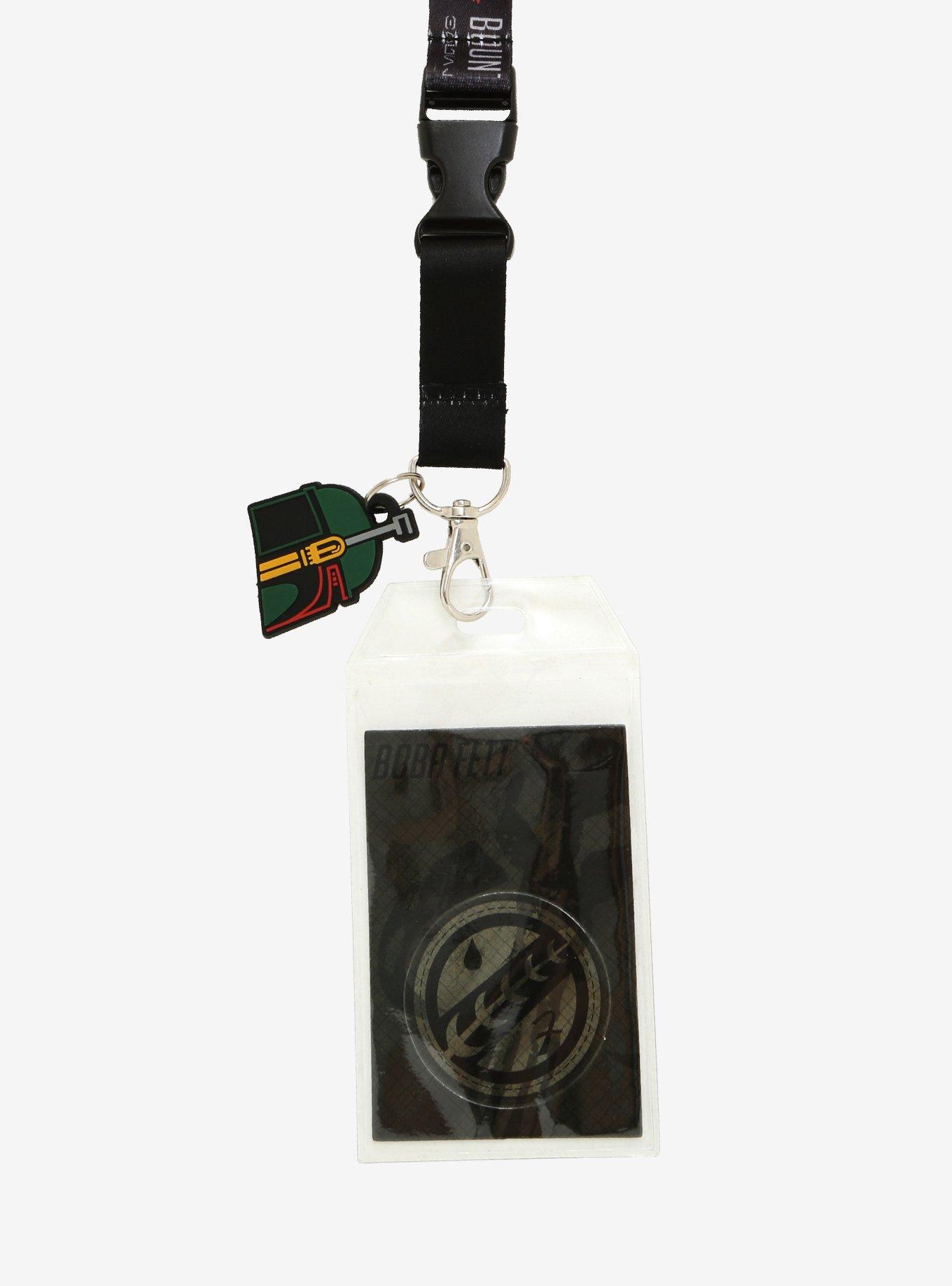 Star Wars Boba Fett Lanyard - BoxLunch Exclusive, , alternate