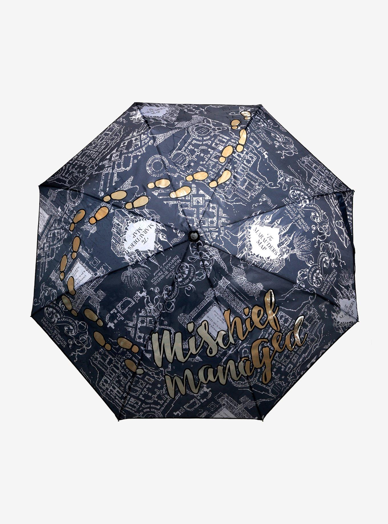 Harry Potter Marauder's Map Liquid Reactive Umbrella, , alternate