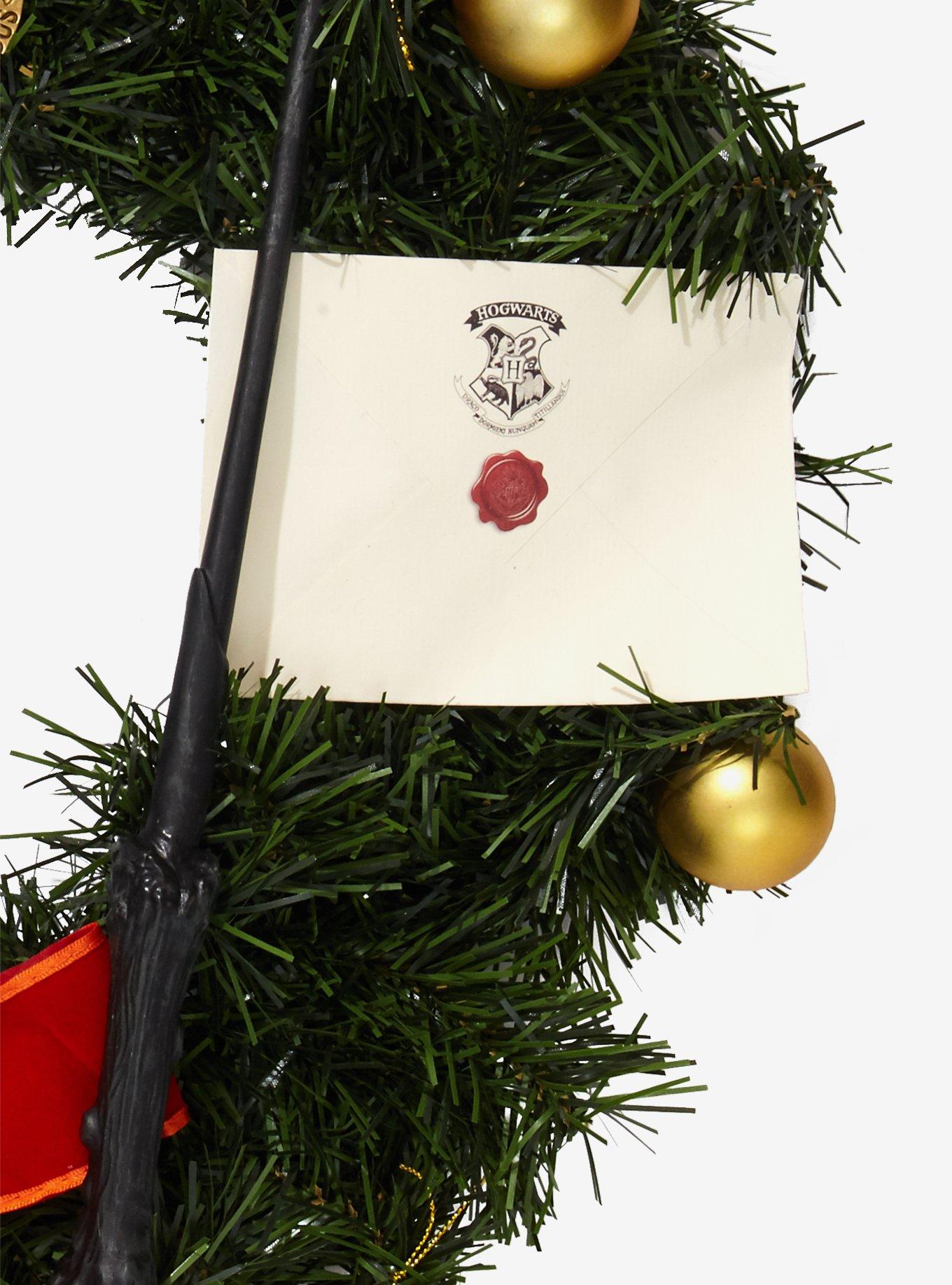 Harry Potter Hogwarts Holiday Wreath - BoxLunch Exclusive, , alternate