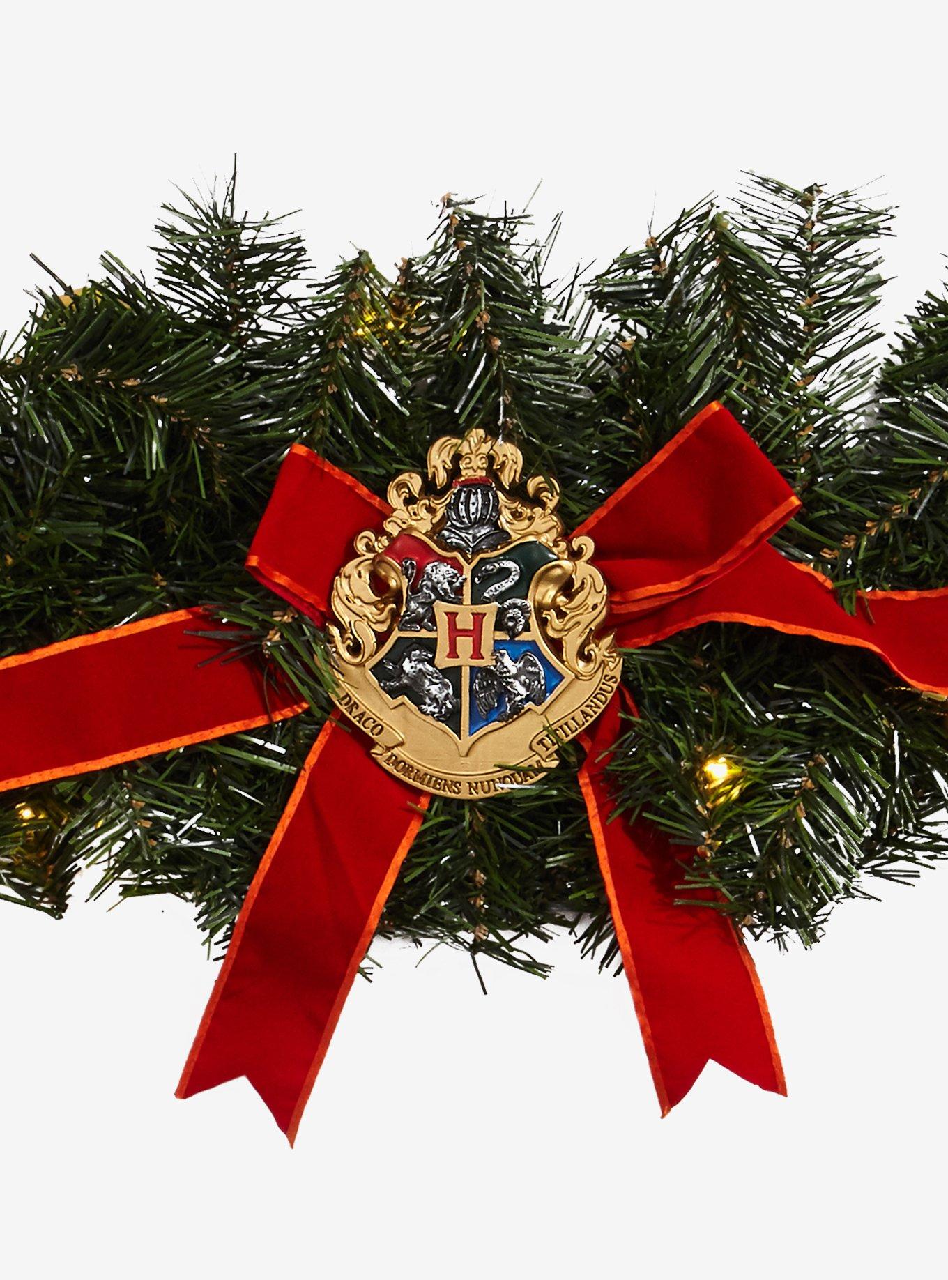 Harry Potter Hogwarts Holiday Pine Garland, , alternate