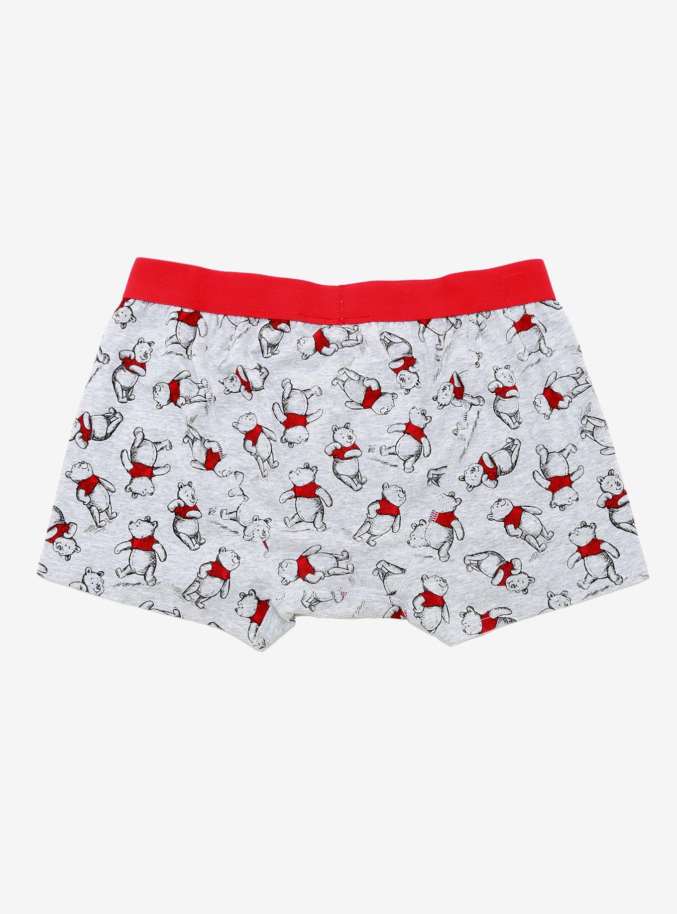 Disney Winnie the Pooh Sketch Boxer Briefs - BoxLunch Exclusive, , alternate