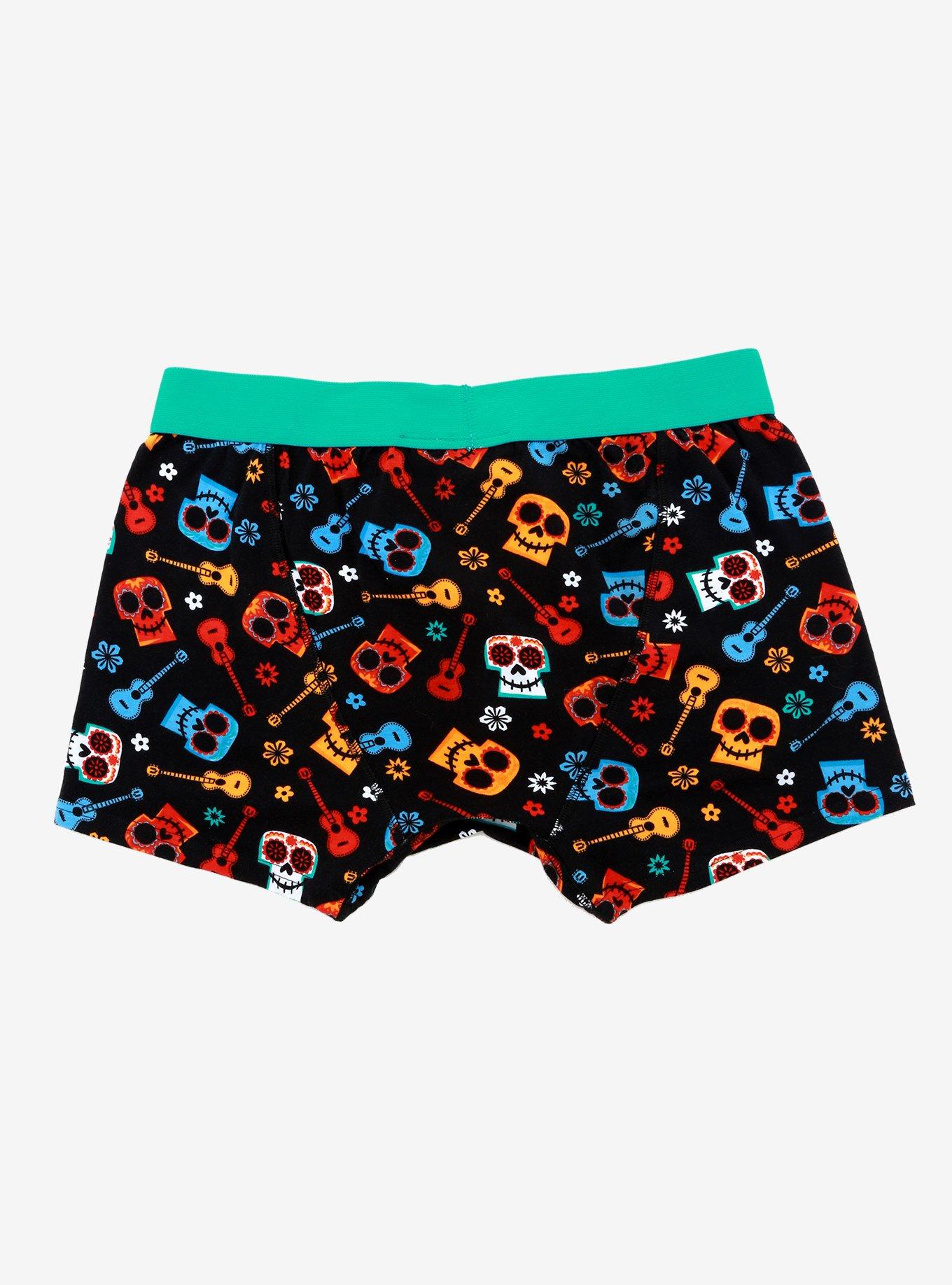 Disney Pixar Coco Skull Toss Boxer Briefs - BoxLunch Exclusive, , alternate