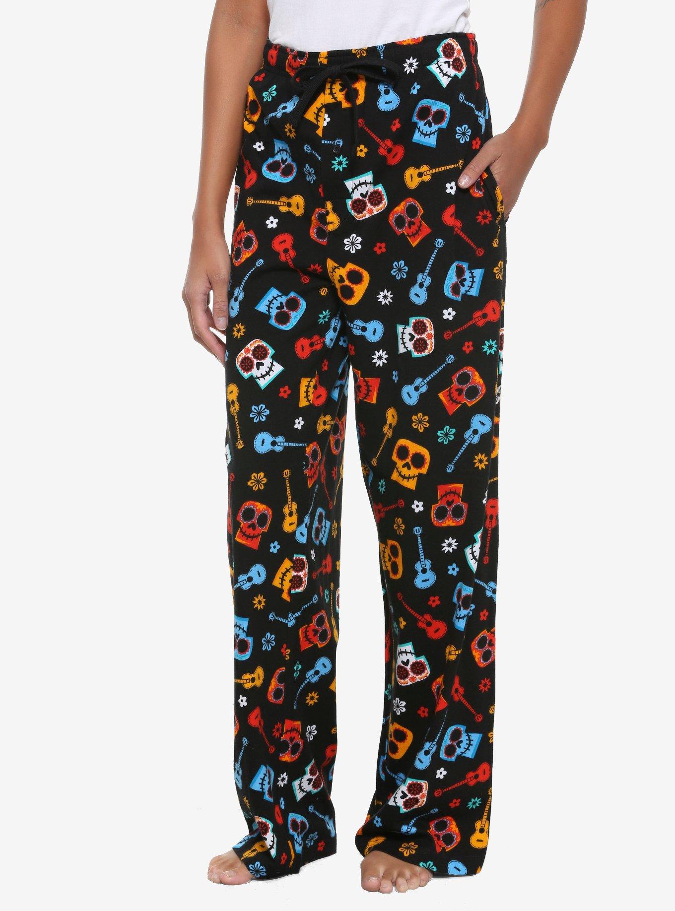 Disney Pixar Coco Skull Sleep Pants - BoxLunch Exclusive, , hi-res