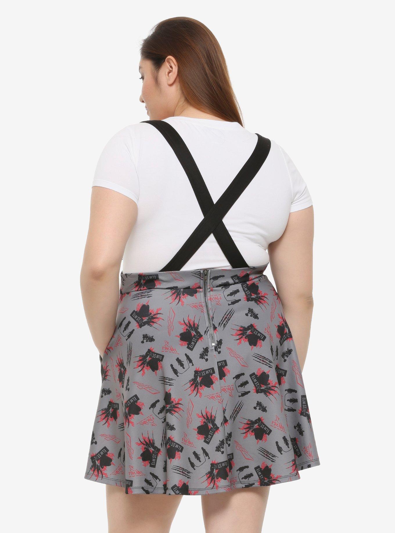 A Nightmare On Elm Street Freddy Suspender Skirt Plus Size, MULTI, alternate