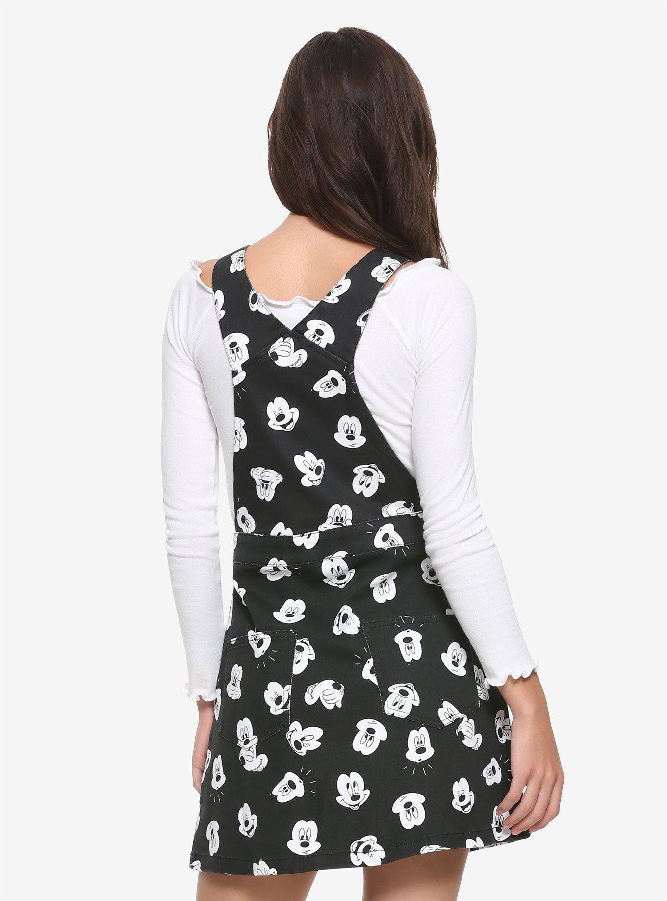 Disney Mickey Mouse Black & White Print Skirtall, WHITE, alternate