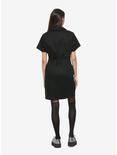 Dysfunctional Zipper-Front Dress, BLACK, alternate