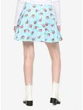 Ramen Cat Skater Skirt, LIGHT BLUE, alternate