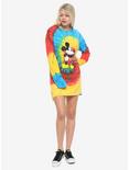 Disney Mickey Mouse Tie-Dye Long-Sleeve Girls T-Shirt Dress, , alternate