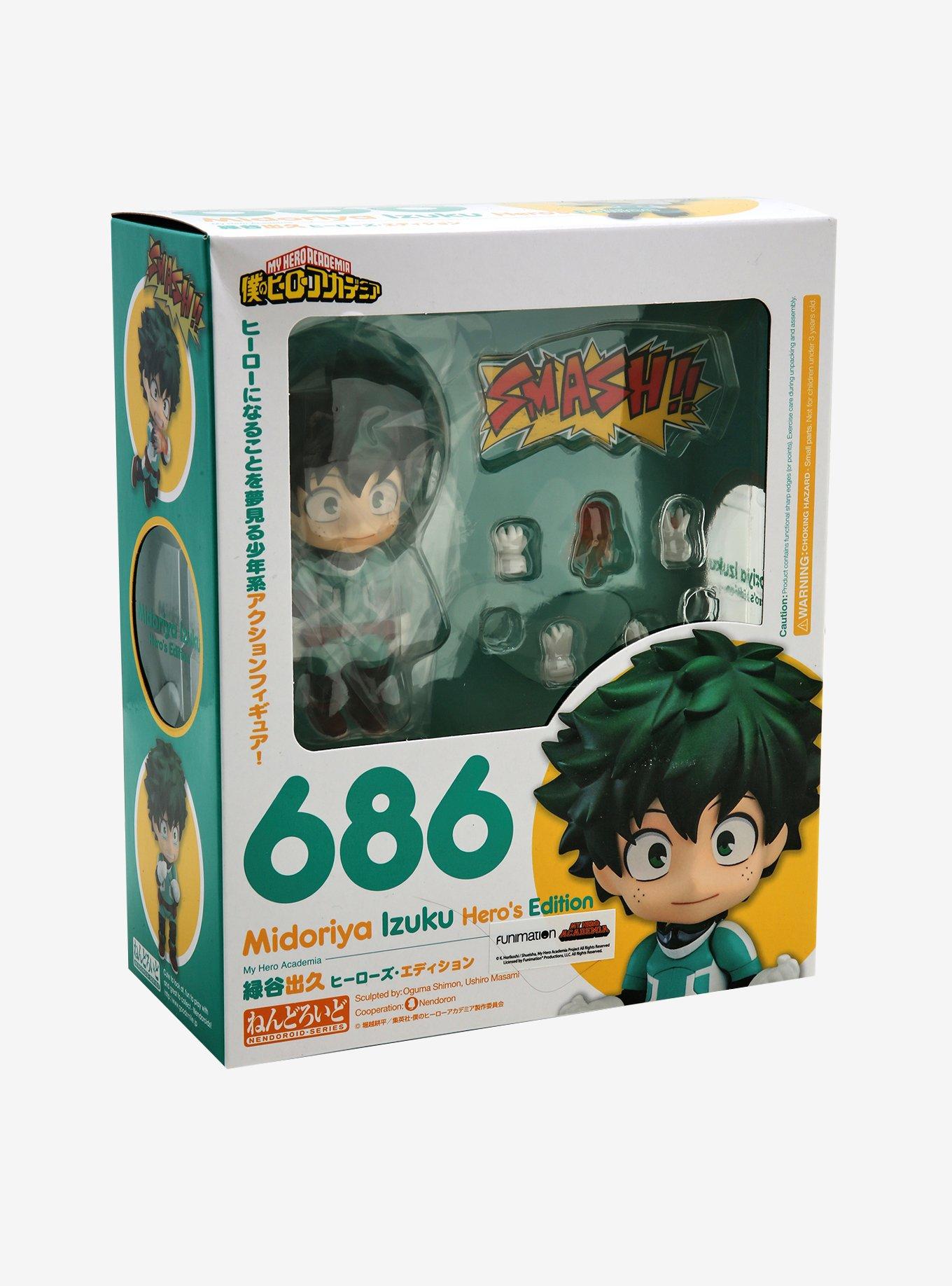 My Hero Academia Izuku Midoriya Nendoroid Hero's Edition Collectible Figure, , alternate