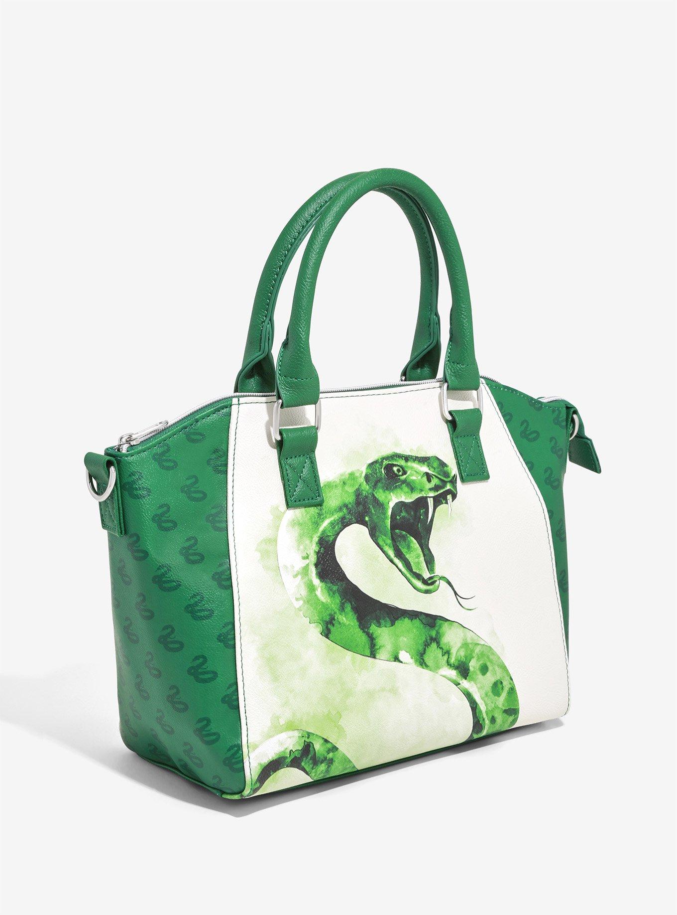 Loungefly Harry Potter Slytherin Satchel Bag, , alternate