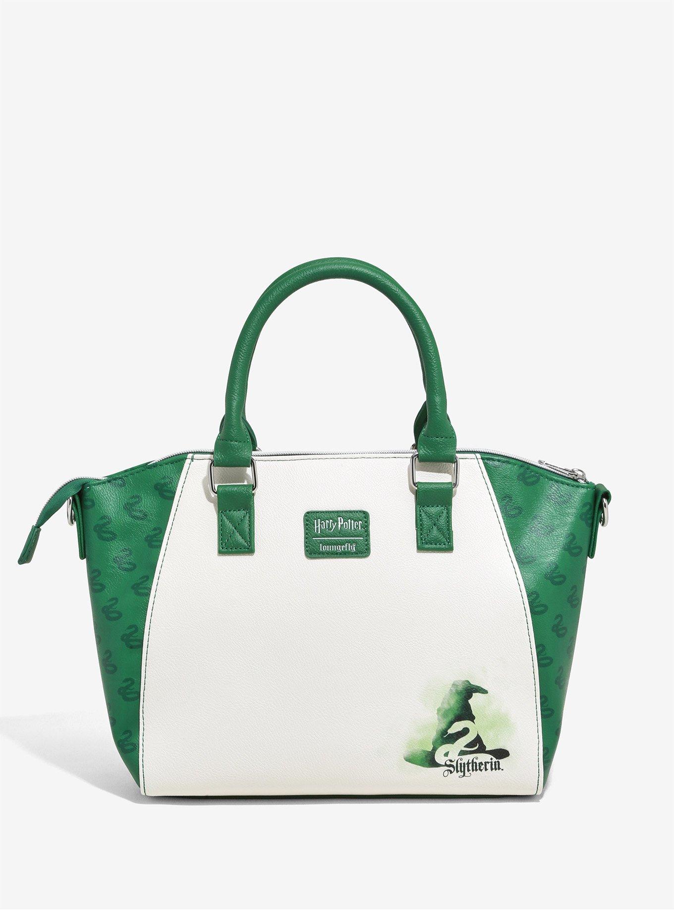 Loungefly Harry Potter Slytherin Satchel Bag, , alternate