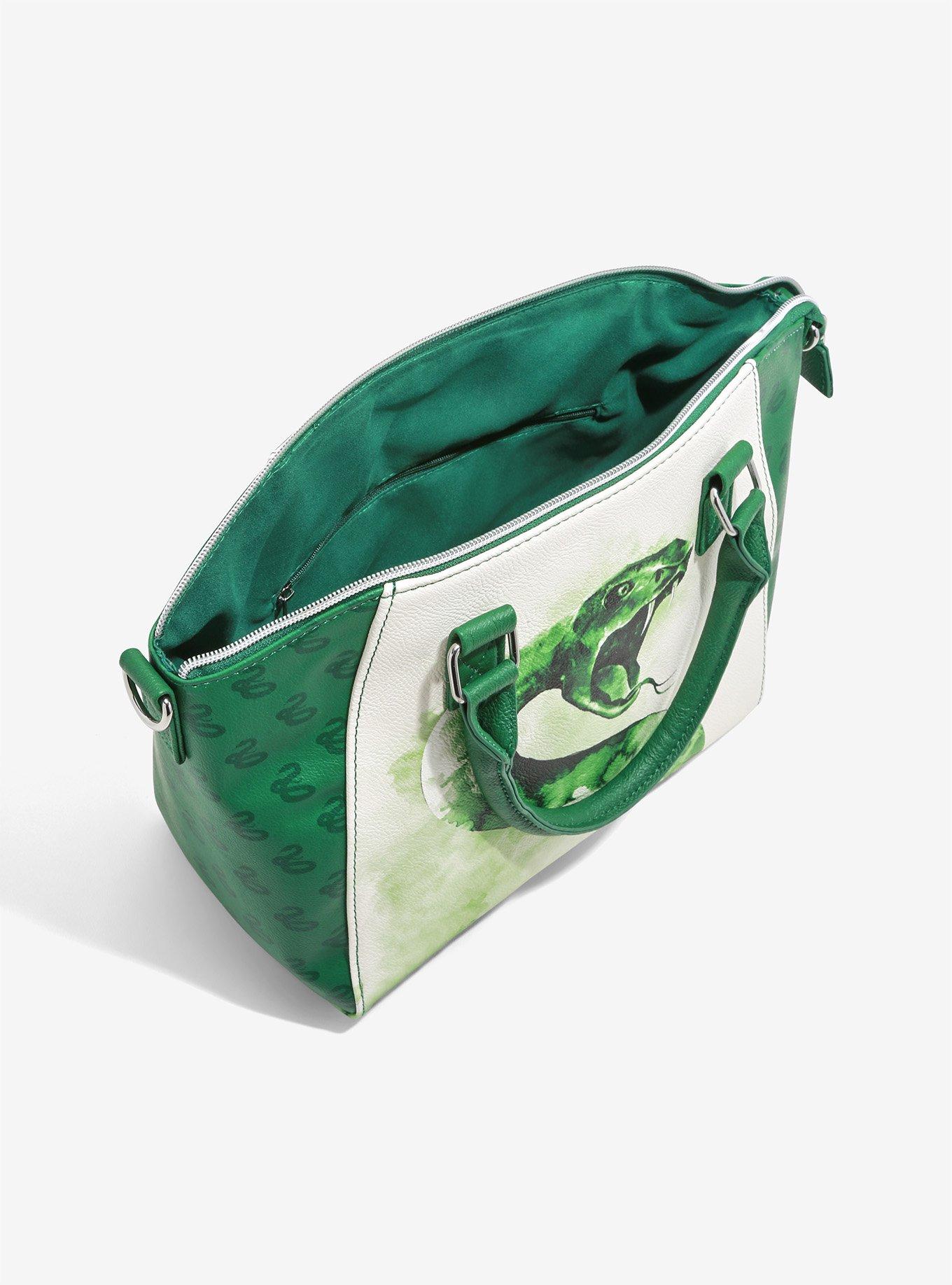 Loungefly Harry Potter Slytherin Satchel Bag, , alternate