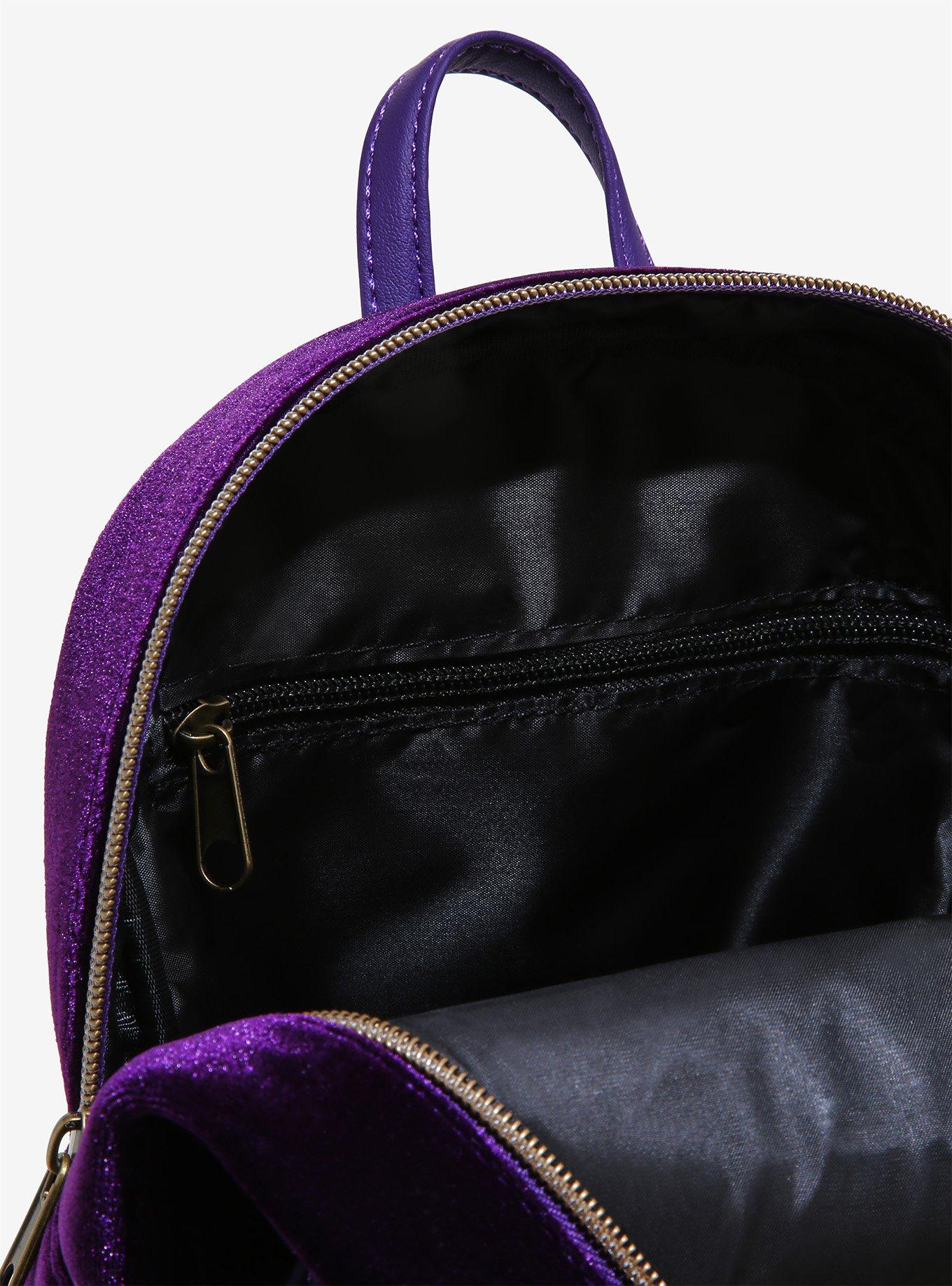 Loungefly Disney Villains Ursula Velvet Mini Backpack, , alternate