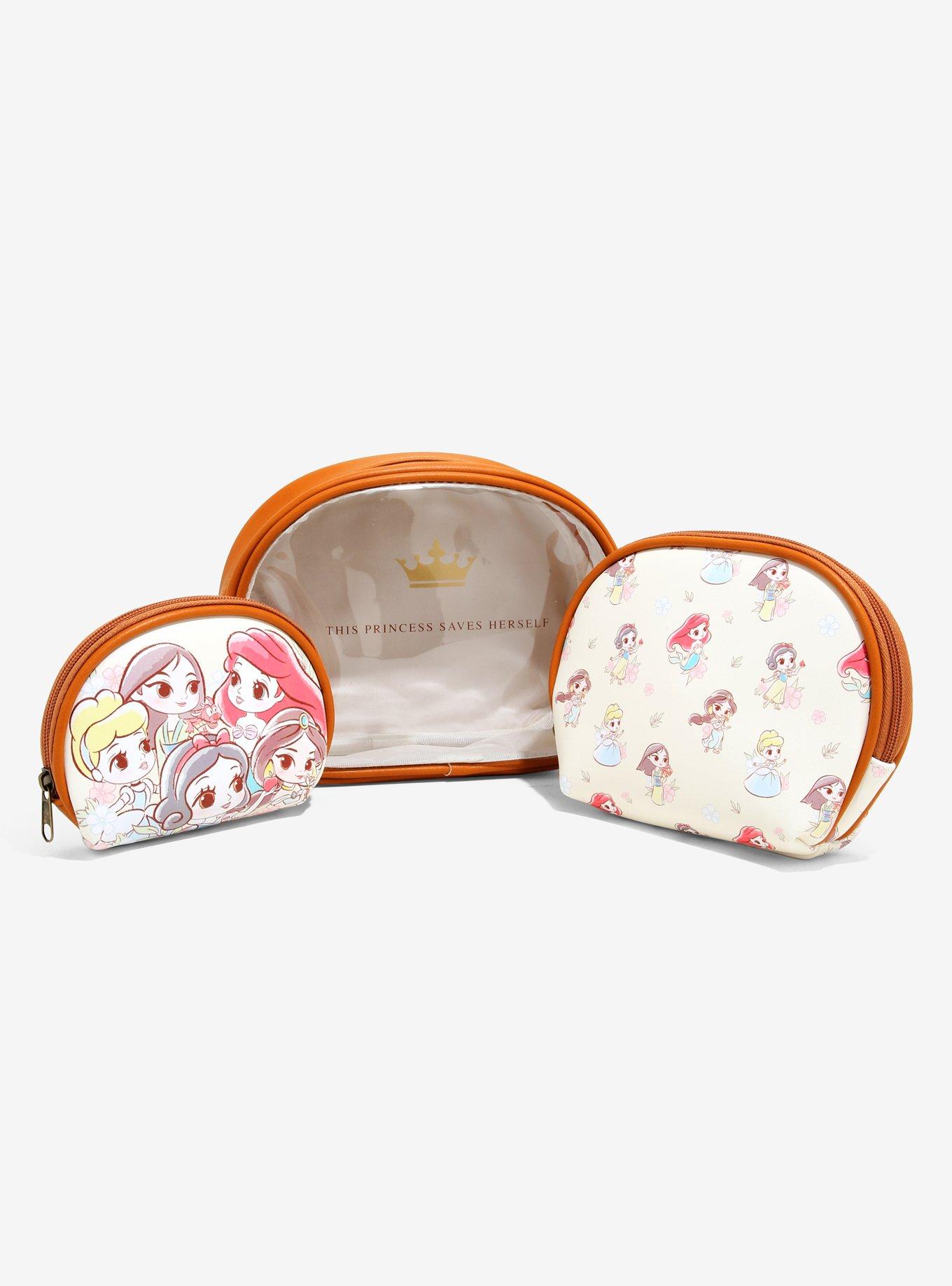 Loungefly Disney Princess Chibi Cosmetic Bag Set - BoxLunch Exclusive, , alternate