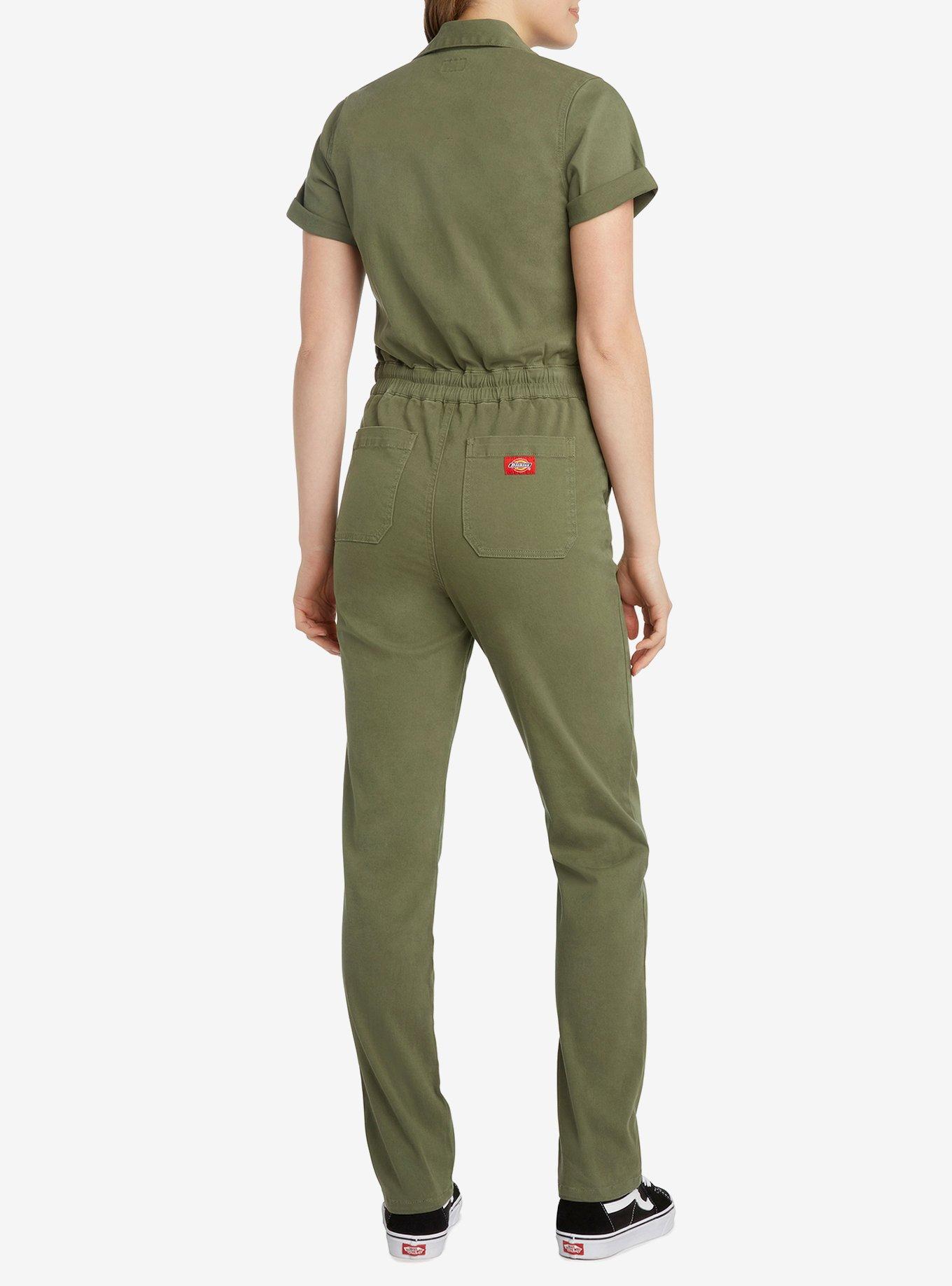 Dickies Olive Jumpsuit, OLIVE, alternate