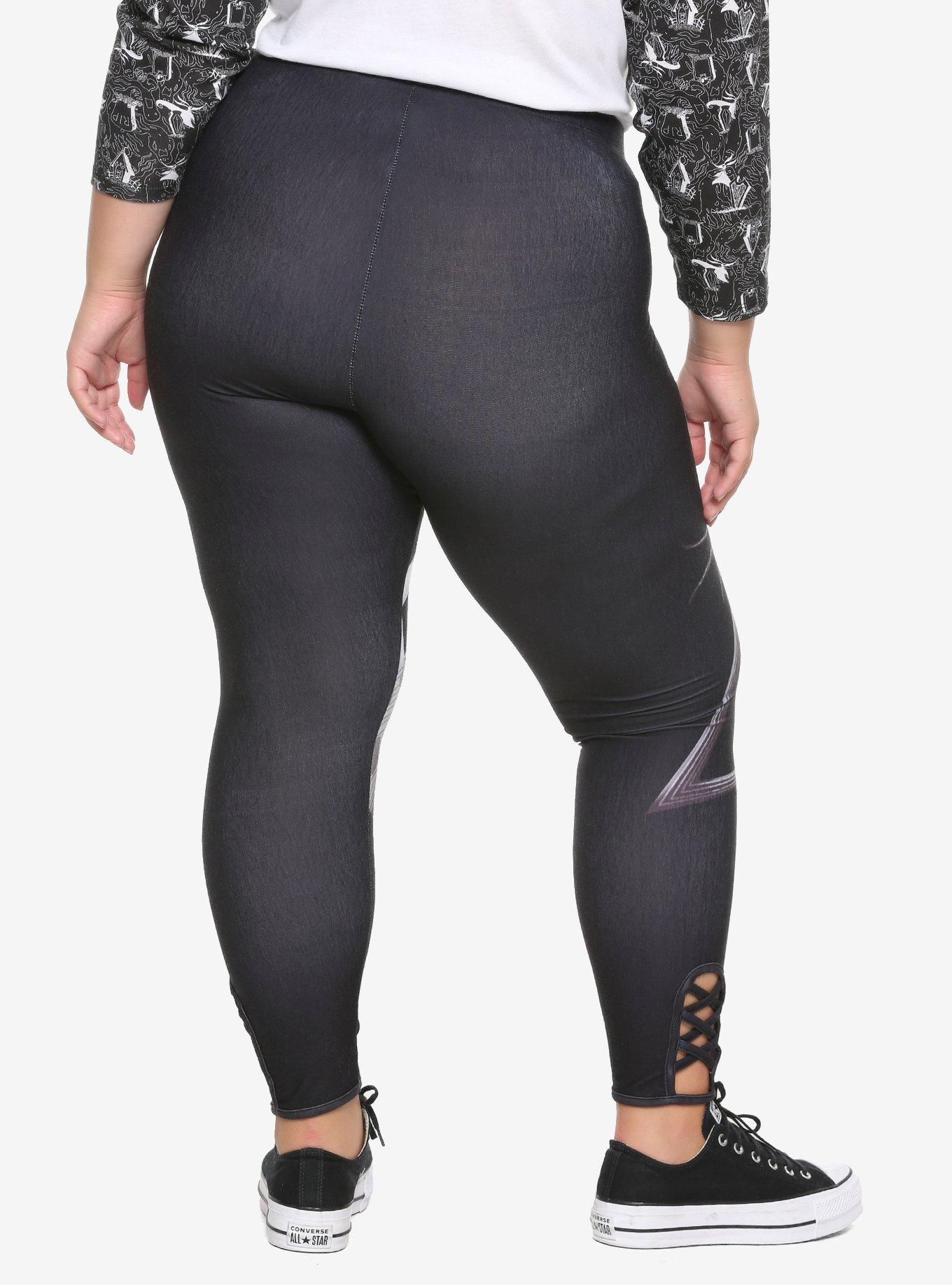 The Nightmare Before Christmas Black & White Jack & Sally Plus Size, , alternate